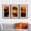 Serengeti Park Sunset Silhouette Wall Art