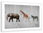 Wooden Safari Wall Art