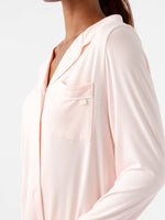 Women's Stretch-Knit Long Sleeve Bamboo Pajama Set