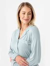 Women's Stretch-Knit Long Sleeve Bamboo Pajama Set