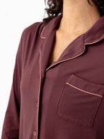 Women's Stretch-Knit Long Sleeve Bamboo Pajama Set