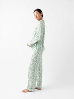 Women's Stretch-Knit Long Sleeve Bamboo Pajama Set