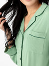 Women's Stretch-Knit Long Sleeve Bamboo Pajama Set