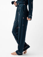 Women's Stretch-Knit Long Sleeve Bamboo Pajama Set