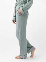 Women's Stretch-Knit Long Sleeve Bamboo Pajama Set