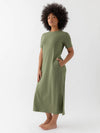 Women's Brushed Bamboo Midi Dress