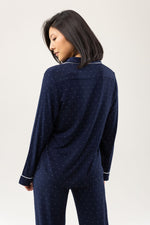 Women's Stretch-Knit Long Sleeve Bamboo Pajama Set