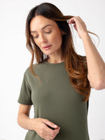 Women's Brushed Bamboo Midi Dress