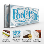 Personalized Pool & Patio Sign III