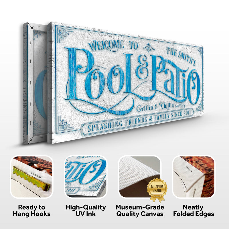 Personalized Pool & Patio Sign III