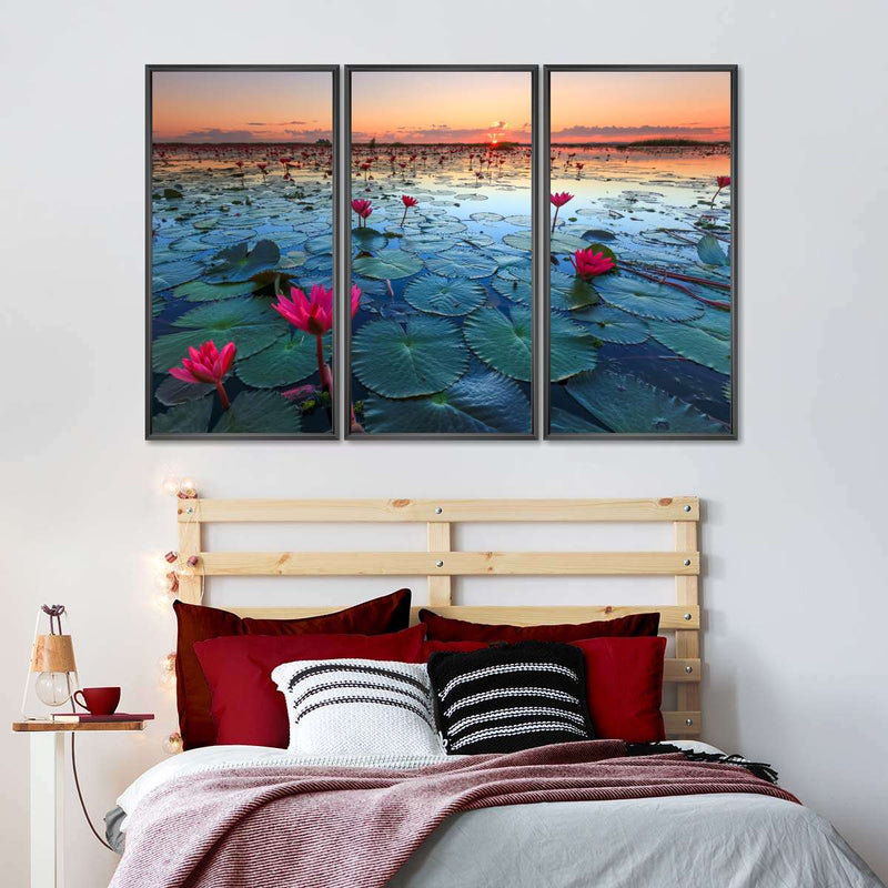 Lake Nong Harn Lotus Wall Art