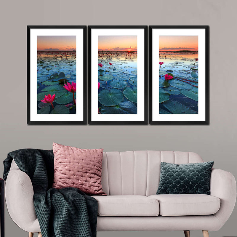 Lake Nong Harn Lotus Wall Art