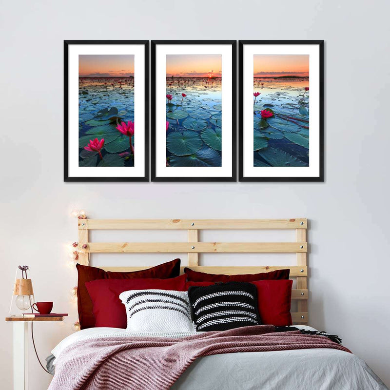 Lake Nong Harn Lotus Wall Art