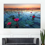 Lake Nong Harn Lotus Wall Art