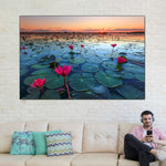 Lake Nong Harn Lotus Wall Art