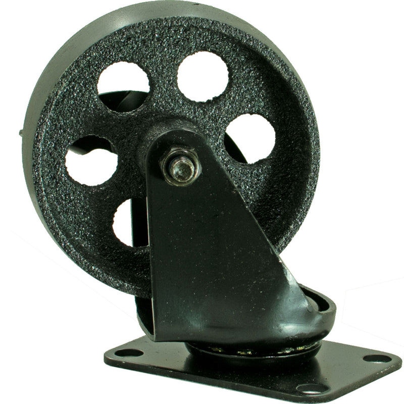 5in Black Casters - Swivel with Brakes