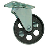 5in Galvanized Casters - Swivel with Brakes