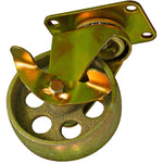 5in Gold Casters - Swivel with Brakes