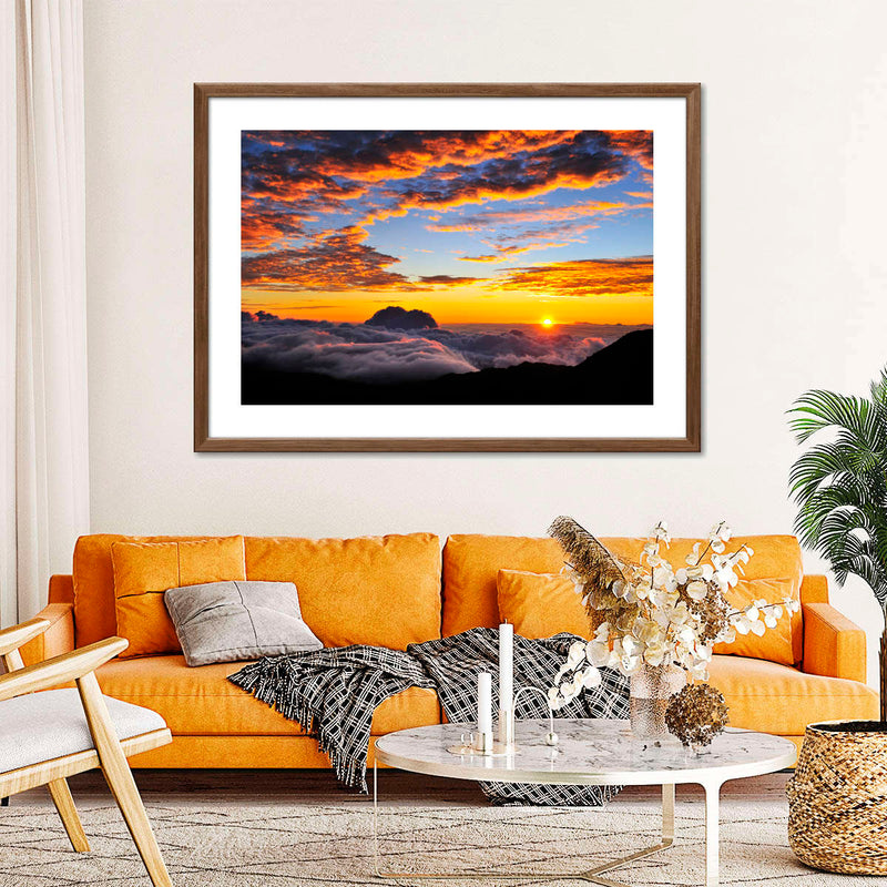 Haleakala Sea Of Clouds Wall Art