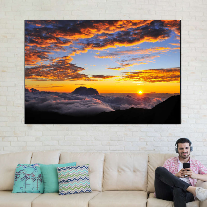Haleakala Sea Of Clouds Wall Art