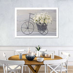 White Rose Bouquet Wall Art