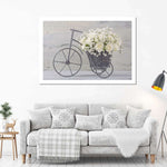 White Rose Bouquet Wall Art