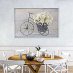 White Rose Bouquet Wall Art