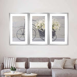 White Rose Bouquet Wall Art