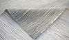 5x8 Solid Silver and White Area Rug | Handmade with Wool & Viscose | TRD1006558