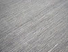 5x8 Solid Silver and White Area Rug | Handmade with Wool & Viscose | TRD1006558