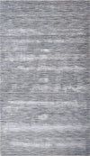5x8 Modern Gray and Silver Area Rug | Handmade with Wool & Viscose | TRD1007058