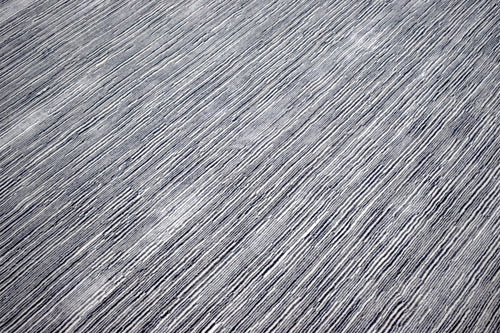 5x8 Modern Gray and Silver Area Rug | Handmade with Wool & Viscose | TRD1007058
