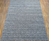 5x8 Solid Gray Rug | Handmade Wool  & Viscose Area Rug | TRD1007158