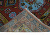 Hand Knotted Rust and Blue Traditional Antique look Multi Size Wool Area Rug