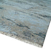 5x8 and 6x9 Aqua, Silver, Charcoal and Brown Modern Abstract Handmade Wool Area Rug