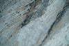 5x8 and 6x9 Aqua, Silver, Charcoal and Brown Modern Abstract Handmade Wool Area Rug