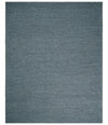5x8 and 8x10 Braided Wool Solid Gray Felted Chunky Hand Woven Soft Plush Area Rug | DOV7
