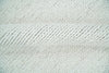 5x8 and 8x10 Braided Wool Solid White Felted Chunky Hand Woven Soft Plush Area Rug | DOV6