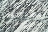 5x8 Hand Made Woolen Chunky and Soft Black and Ivory Area Rug | BER1