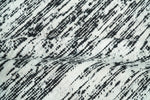 5x8 Hand Made Woolen Chunky and Soft Black and Ivory Area Rug | BER1