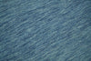 5x8 and 8x10 Hand Made Woolen Modern Solid Blue Area Rug | NAU004