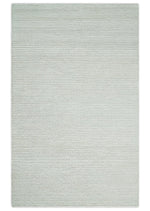 5x8 and 8x10 Solid Ivory Chunky Handwoven Wool Area Rug, Layering Rug | TRD2380