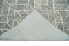 2.6x8, 6x6, 5x8, 6x9 and 8x11 Brown and Beige Hand Tufted Modern Geometric Wool Area Rug | TRD6373B