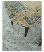 5x8 and 8x11  Handmade Area rug made with fine Wool Area Rug | TRD6374B