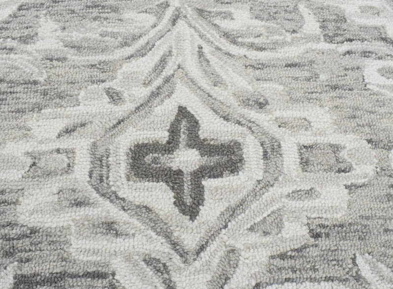 5x8 and 8x11  Handmade Area rug made with fine Wool Area Rug | TRD6374C