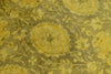 5x8 Gold Handmade Overdyed Wool Area Rug | TUF7
