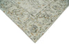 5x8 Hand Hooked Beige and Silver Wool Textured Loop Area Rug | GAR2