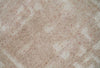 5x8 Hand Knotted Tan and Ivory Modern Abstract Contemporary Recycled Silk Area Rug