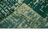 5x8 Hand Knotted Teal Green, Olive and Beige Modern Abstract Contemporary Recycled Silk Area Rug | OP130