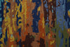 5x8 Hand Tufted Blue, Rust and Gold Modern Abstract Wool Area Rug | TRDMA40